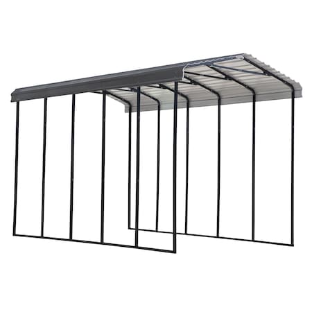 Arrow Storage Products Arrow Carport, 14x24x14, Charcoal CPHC142414